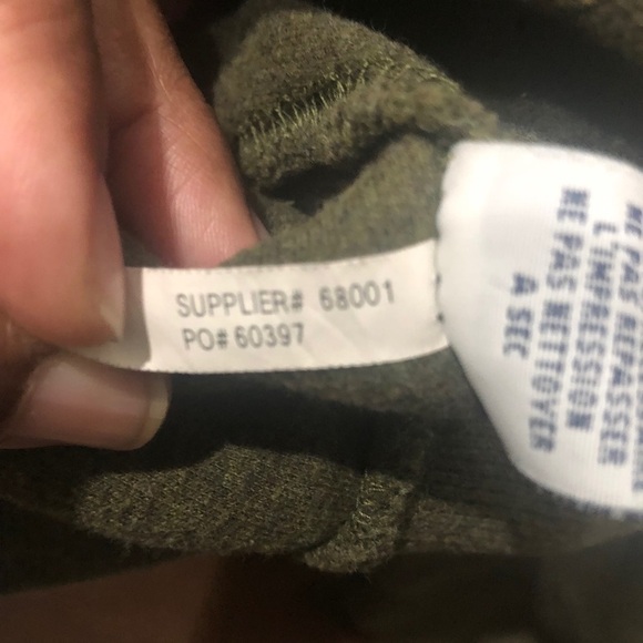 Ralph Lauren Polo Men olive Shawl two button neck sweater. Ribbed -Size XL - Picture 10 of 11